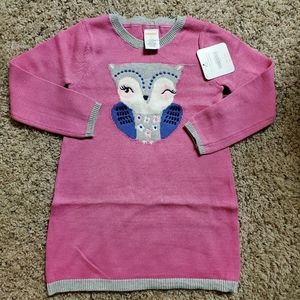 Nwt gymboree owl sweater dress 2t